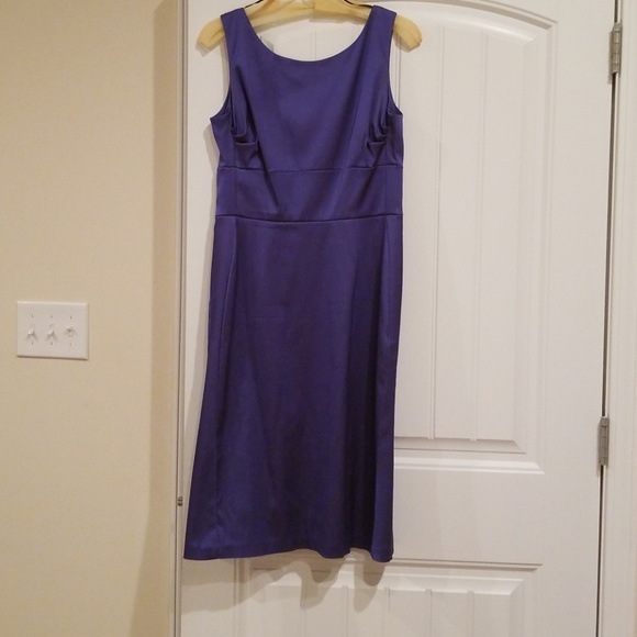 Purple fitted dress - Picture 1 of 4